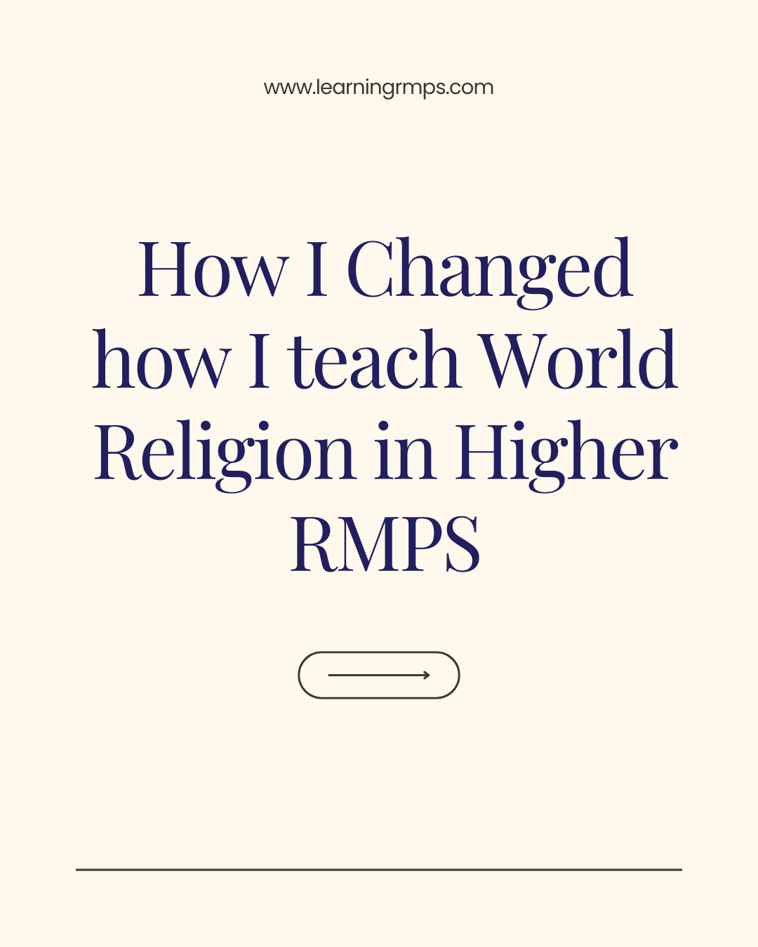 Taking a New Approach to Teaching World Religion at Higher