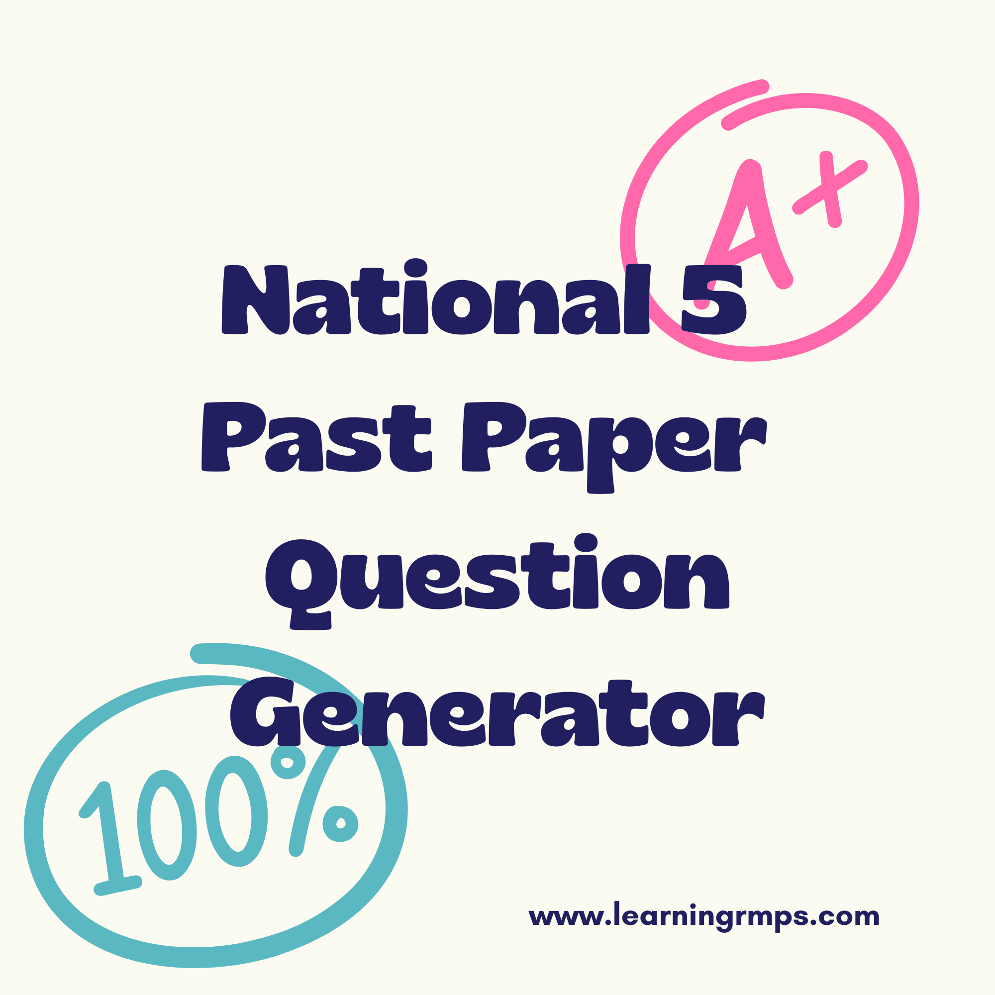 National 5 Past Paper Generator
